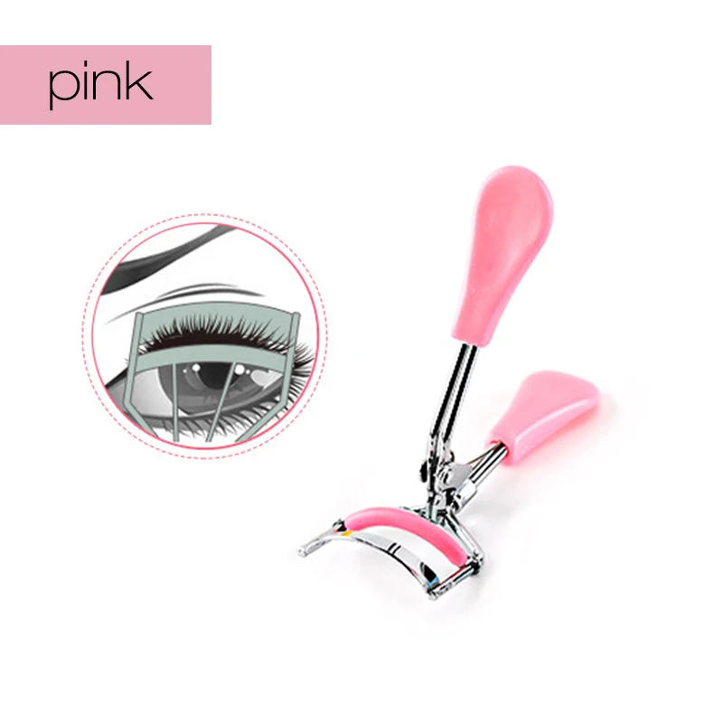 ROSALIND щипцы для ресниц, пинцет, инструменты для макияжа глаз, для завивки ресниц, для ламинирования ресниц, Натуральные Косметические зажимы, бигуди - Цвет: pink