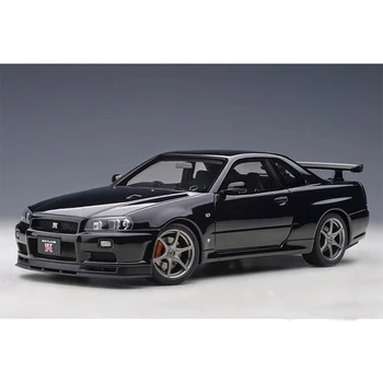New Nissan Skyline Ares GTR R34 Diecasts & Toy Vehicles Metal Toy Car Model High Simulation Pull Back Collection Kids Toys 1