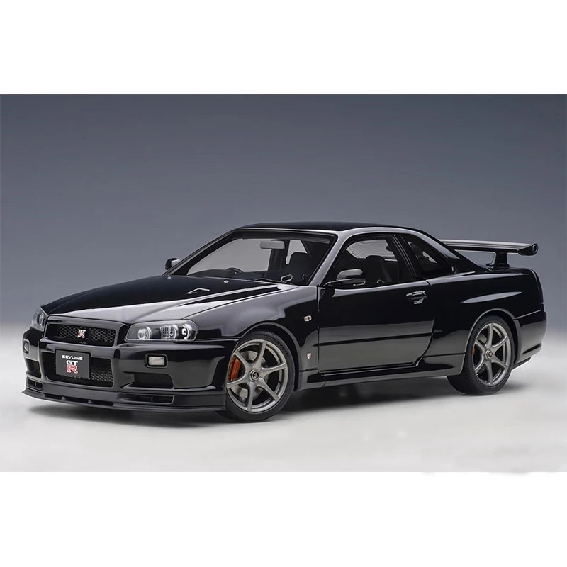Новинка 1:32 Nissan Skyline Ares GTR R34 Литые и игрушечные автомобили металлическая
