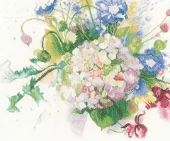 

Bonnie Rabbit - Birthday cross stitch kit Animal cotton thread Love lock canvas stitching embroidery Lanarte PN-0151018