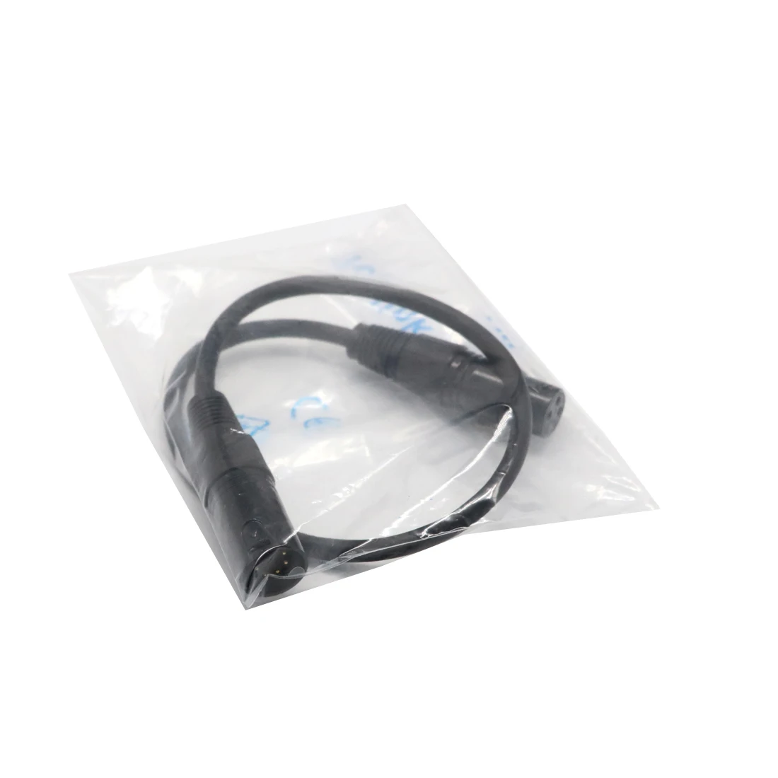 5 pack 2 ft foot feet long 3 pin Male to Female XLR shielded DMX data cable cord