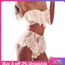 YOUYEDIAN Нижнее белье Женские топы для сна одежда для сна пижамы нижнее белье Babydoll Ночное белье кружевное платье лиф набор набедренных повязок# y45