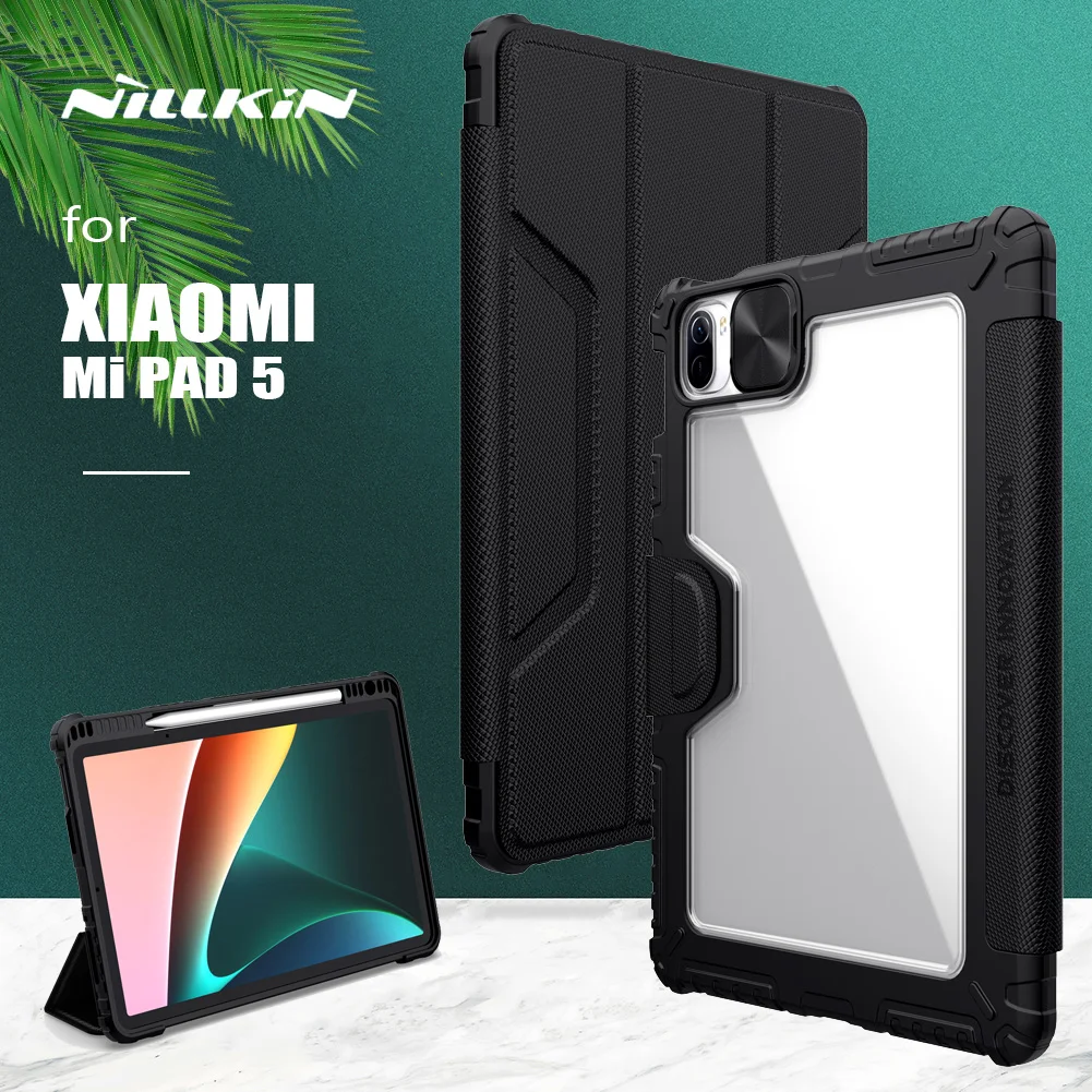 Чехол-Бампер Nillkin кожаный для Xiaomi Mi Pad 5 Pro | Компьютеры и офис