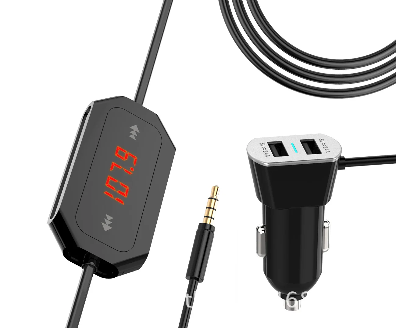 Прямая с фабрики fm-передатчик Bluetooth передатчик, двойной порт USB Автомобильное зарядное устройство музыкальный плеер громкой связи