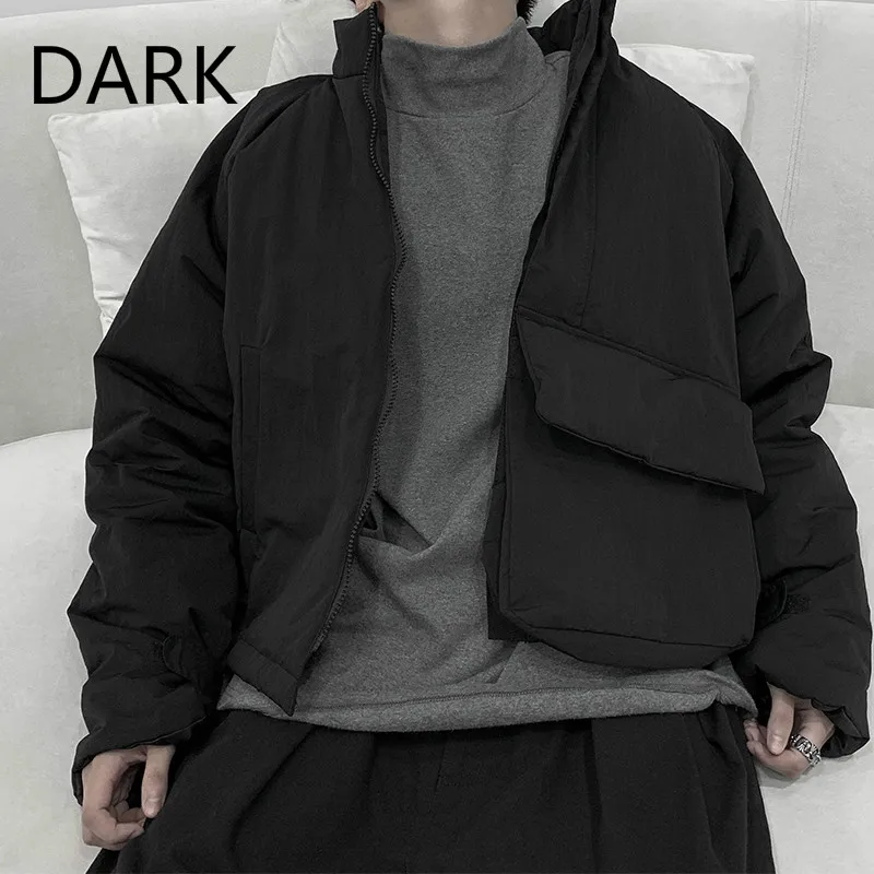 

Yamamoto Dark Wind Short Bread Down Jacket Winter Small Padded Jacket Jacket Men And Women Thick Cotton Padded Jacket