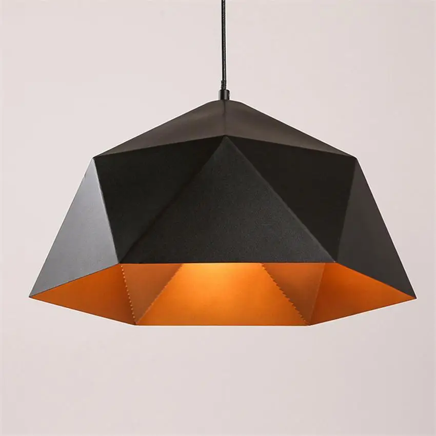 

Vinatge Loft LED black Pendant Lamp Industrial Decoration Iron pendant lights Living Room Hanging Lamp Cafe kitchen Luminaria