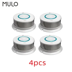 Smoke Detector Compatible Remote Control WiFi Smoke Wireless Smoke Detector Fire Smoke Sensitive Detector Sensor Fire Equipment