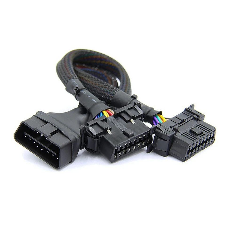 16PIN OBD2 Расширенный разъем для ELM 327 V1.5 Удлинительный кабель сканер OP COM VAG Авто