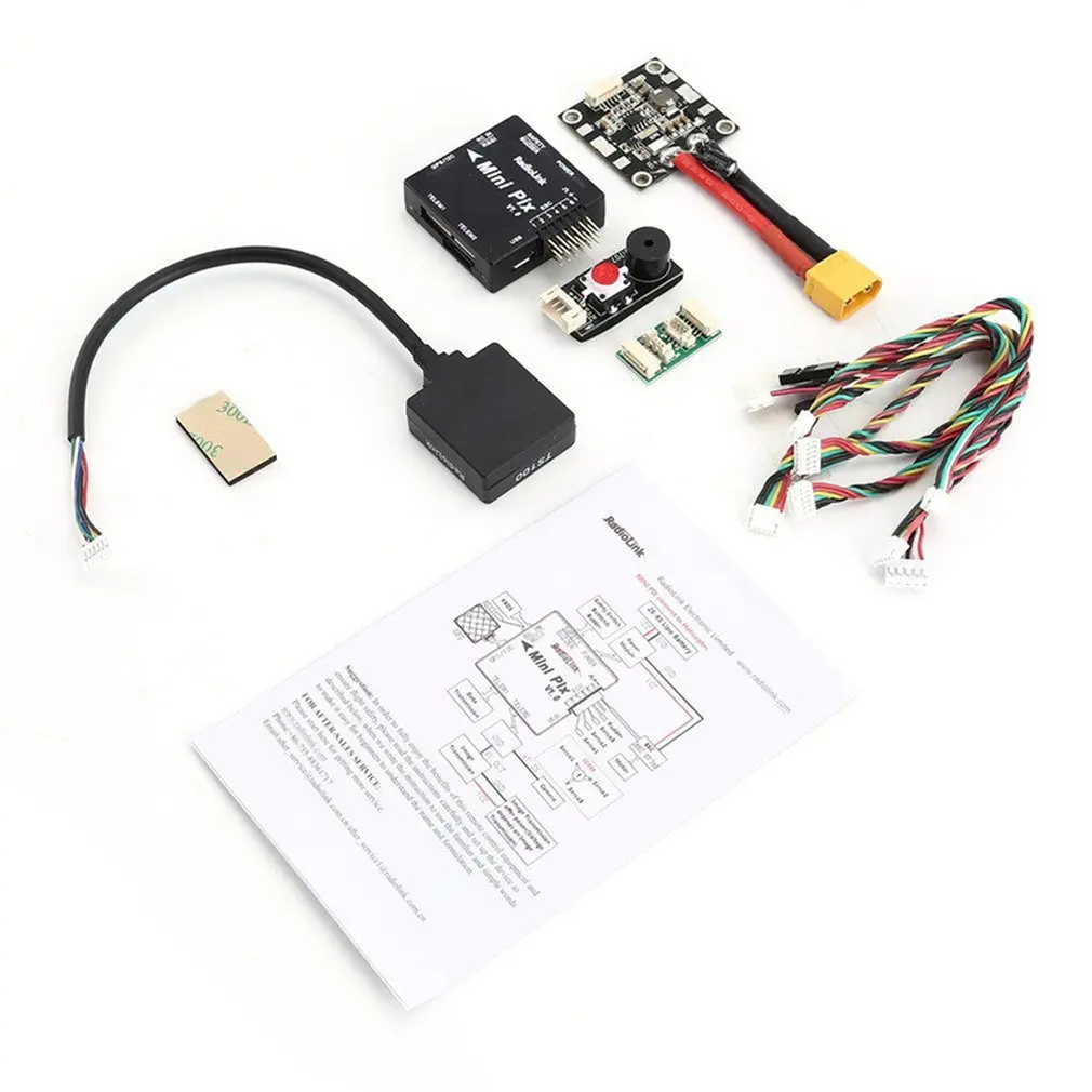 

Radiolink Mini PIX Flight Controller MPU6500 with TS100 M8N GPS for RC Drone Fixed wing/Multicopter/Helicopter/Cars/Boats