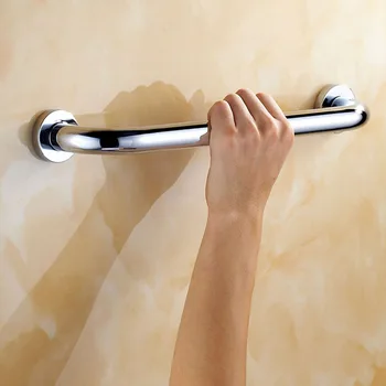 

Silver Safe Toilet Bathroom Bathtub Handrails Safety Grab Bars Stainless Steel Handles Armrests Hand Rails for Washing Room
