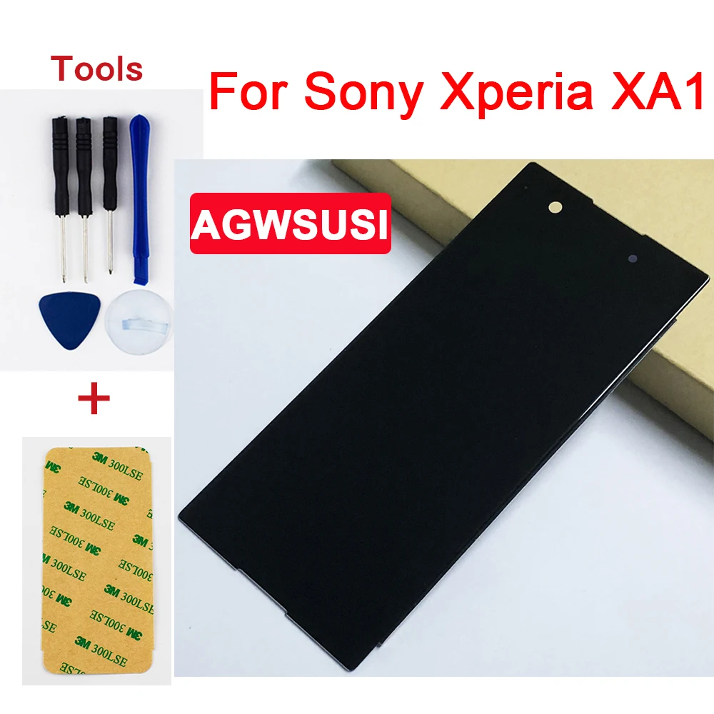 Для Sony Xperia XA1 G3116 G3121 G3123 G3125 полный сенсорный экран дигитайзер Сенсорное стекло + ЖК