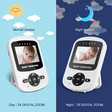 Video Baby Monitor with Infrared Night Vision Two Way Talk Back Room Temperature Lullabies Long Range