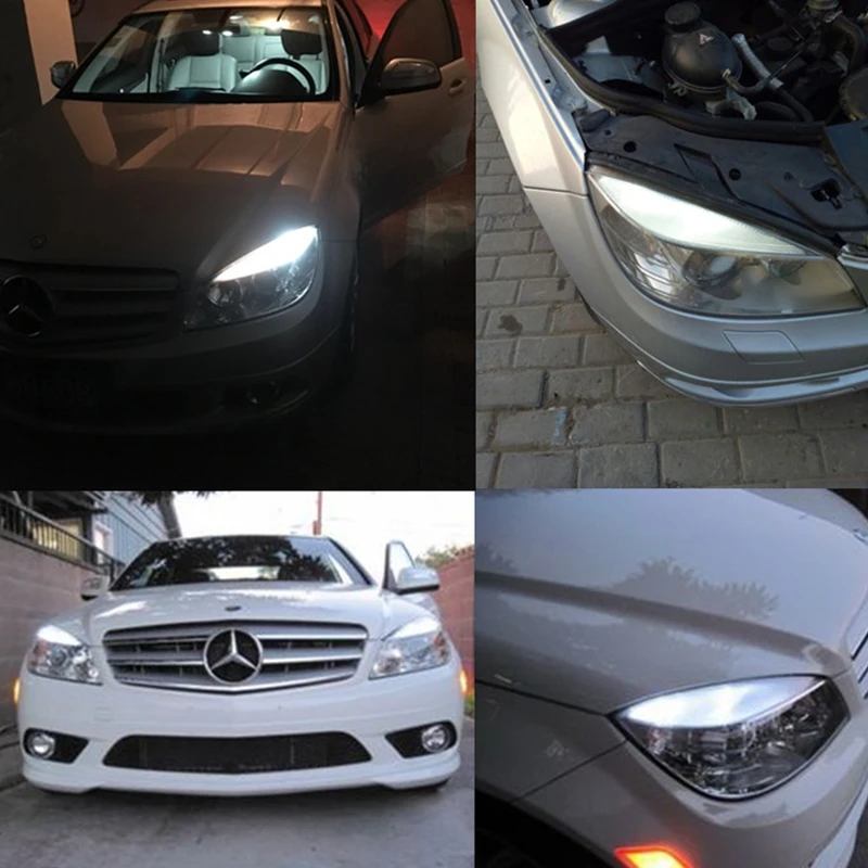 2x Canbus T10 W5W 168 194 Светодиодные Габаритные огни габаритные для Mercedes Benz W211 W221 W220 W163 W164