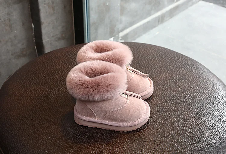 CCTWINS/детская обувь; коллекция года; зимняя детская кожаная обувь для маленьких девочек; модные зимние ботинки; Теплые ботильоны для малышей; SNB029
