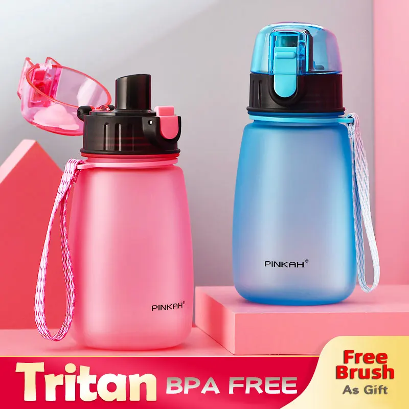Pinkah 460 мл пластиковая бутылка для воды герметичная с веревкой Bpa бесплатно