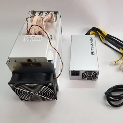 ANTMINER L3 ++ 580M avec BITMIAN PSU Scrypt Miner LTC Litecion mieux que ANTMINER L3 + S9 S9i, nouveauté 