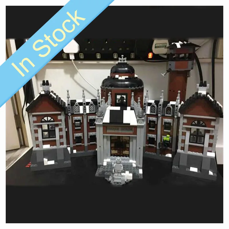 PDF instruction 07055 1743Pcs Batman DC Comics Arkham Asylum Building Blocks Bricks child Toys Chri