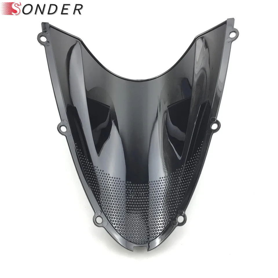 Motorcycles Windshield WindScreen Screen For 2005 2006 2007 2008 Kawasaki Ninja 636 ZX6R ZX-6R ZX10R ZX-10R ZX 6R 10R Black motorcycle windshield