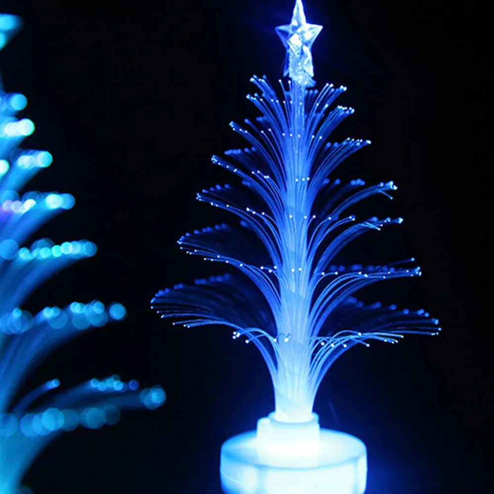 Christmas Tree Night light Romantic Gift Colorful Fiber Optic Christmas Creative Colorful Flash Hot Wholesale