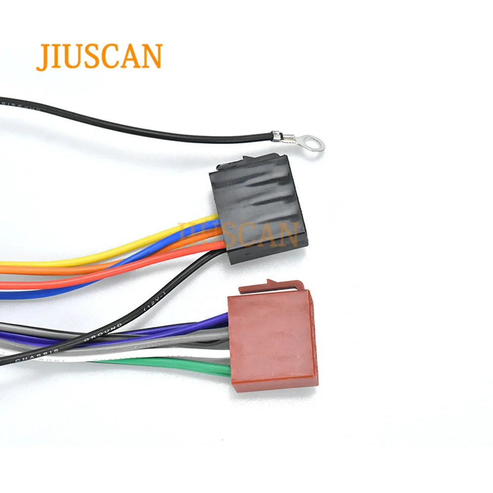 JIUSCAN 12-008 ISO Радио адаптер для Chrysler Dodge Jeep Радио Стерео провода кабель жгута проводов разъем свинца ткацкий станок штекер
