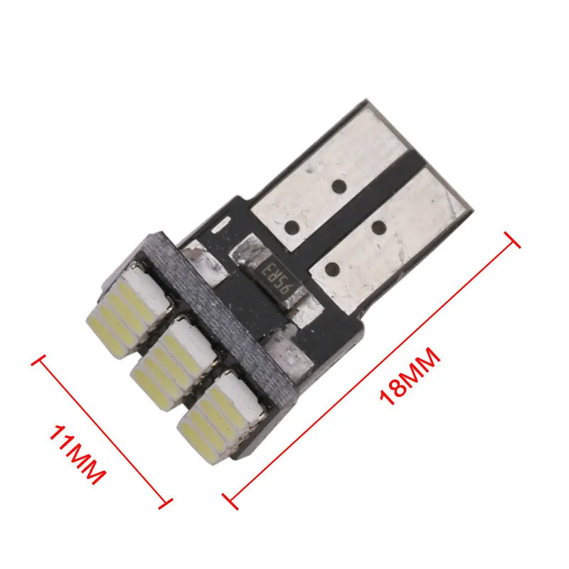 10 шт. Автомобильная дверь с электроприводом Свет T10 1206-12SMD инструмент огни номерной знак свет Добро пожаловать лампа 12 В Белый