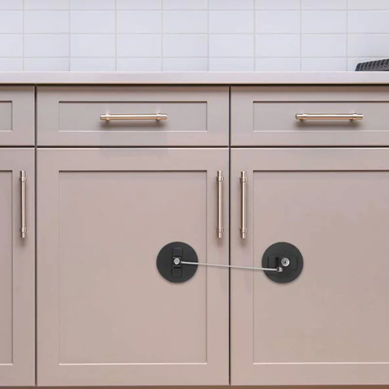 Замок холодильника 2 упаковки замок для двери морозильной камеры безопасности