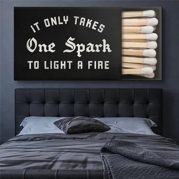 

1 Piece Modular Artwork Matchbox Canvas Painting Picture Modern Fashion Wall Art Printing Home Decor Poster Living Bedroom Decor