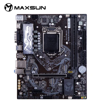 شراءملحقات الكمبيوتر من MAXSUN طقم لوحة أم تشالنجر B460M عدة اللوحة الرئيسية للحاسوب ثنائي القناة DDR4 SATA3.0 HDMI VGA