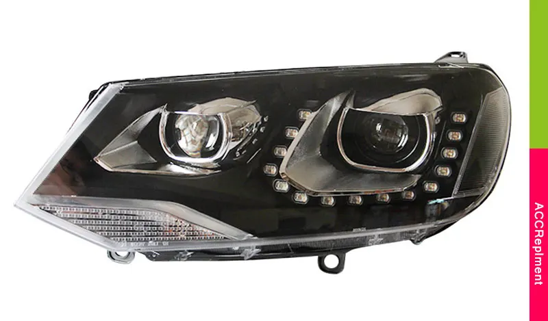 Авто. PRO 2011- для vw touareg фары автомобиля Стайлинг светодиодный для vw touareg DRL tear eyes xenon bi xenon объектив фары парковка