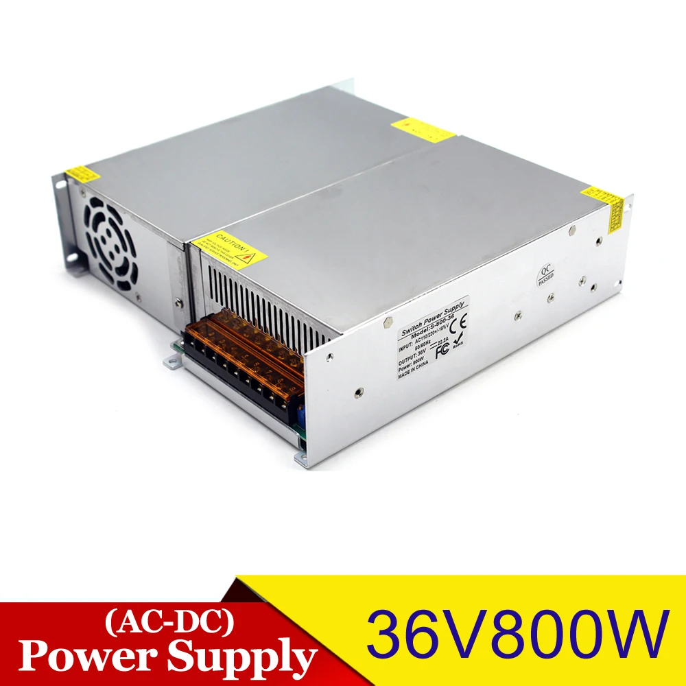 Питание DC12V DC18V DC4V DC30V DC36V DC42V DC48V DC60V 800W преобразователь драйвера импульсный источник питания для Светодиодный свет CCTV фрезерный станок с чпу шаговый двигатель