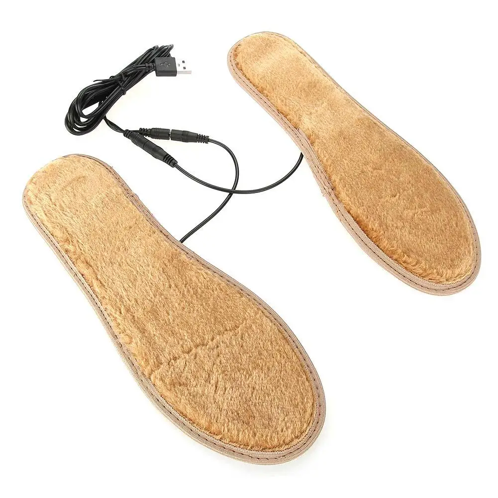 Водонепроницаемая USB электрическая нагревательная стелька для ног моющаяся высокая эффективность теплообмена Быстрая скорость нагрева