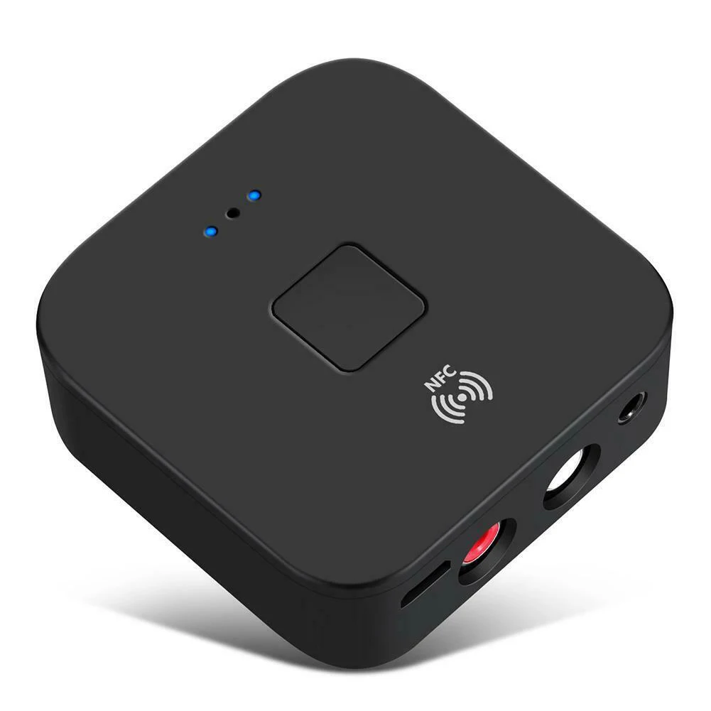 Аудио адаптер автомобильный USB стабильный NFC 2RCA Двойные каналы ТВ для телефона домашний Aux Стерео Портативный беспроводной Bluetooth музыкальный приемник