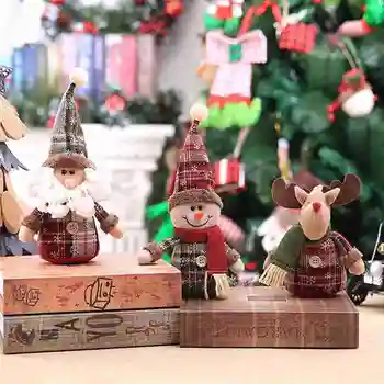 

2021 New Santa Claus Snowman Deer Christmas Decoration Gift Doll Christmas Tree Ornaments