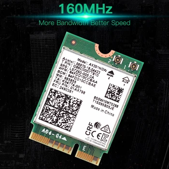 

AX201NGW Antenna Intel ax201 wireless card With IPEX MHF4 U.FL antenna
