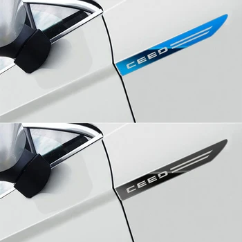 

Car styling For KIA CEED 2010-2020 body leaf plate decoration logo exterior decoration side logo sticker