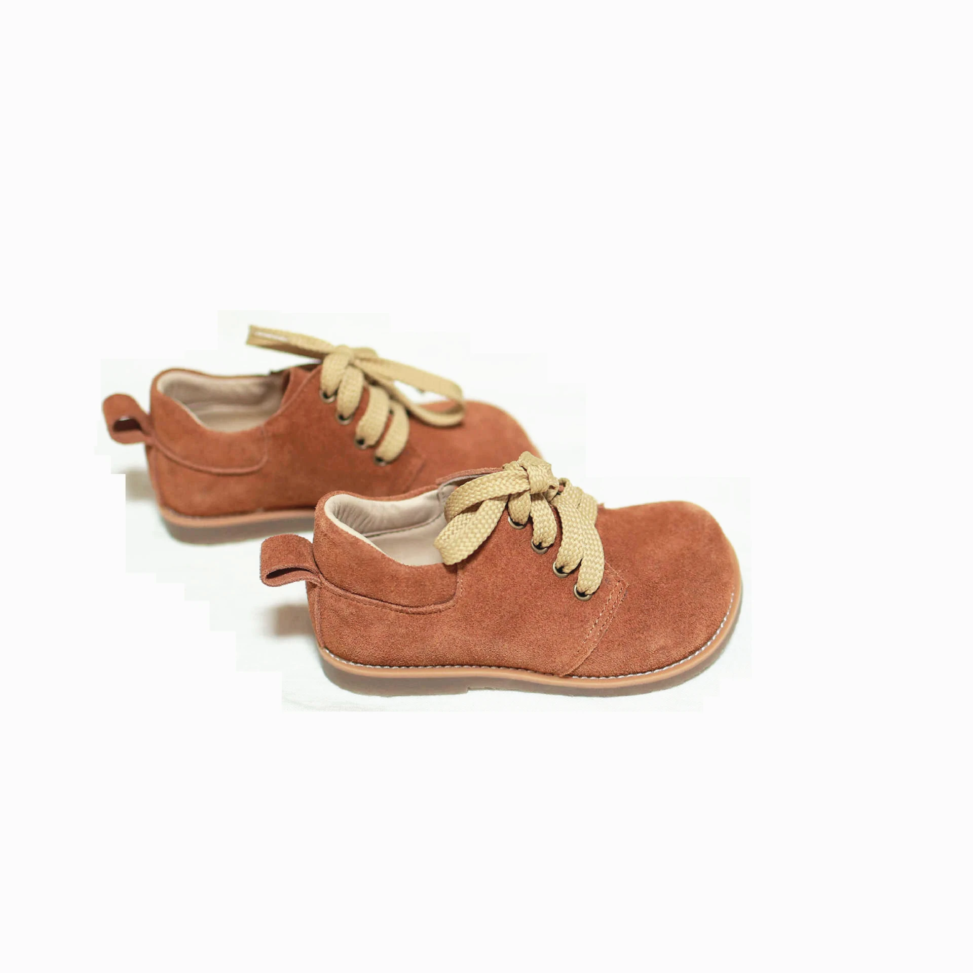 Suede Leather Boy's Casual Shoes Top Quality Cowhide Children's School Shoes Genuine Leather Non-slip Kids Flat Shoes 2