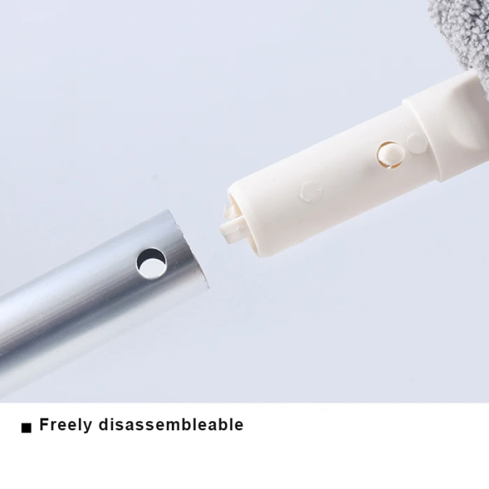 Прикроватная щетка для пыли швабра с длинной ручкой многоразовая тряпка из микрофибры щетка для подметания AUG889