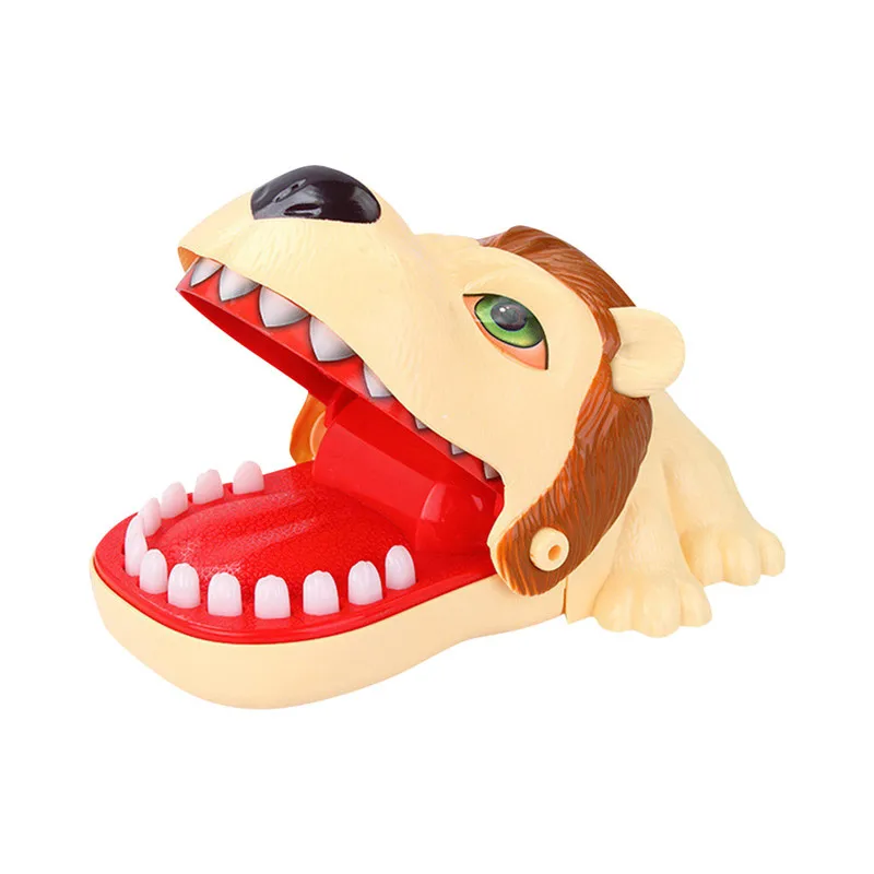 Горячая распродажа Новые Креативные львенные рот, зубной кусает за палец, игра, забавные приколы, игрушки для детей, играть, веселая игрушка на Хэллоуин