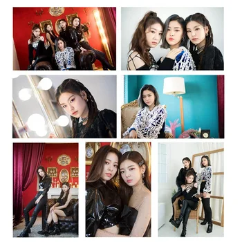 

25Pcs/Set High Quality Kpop ITZY Photocard Photo Card PVC Crystal Card Stickers For Bus Student Card Stationery Set
