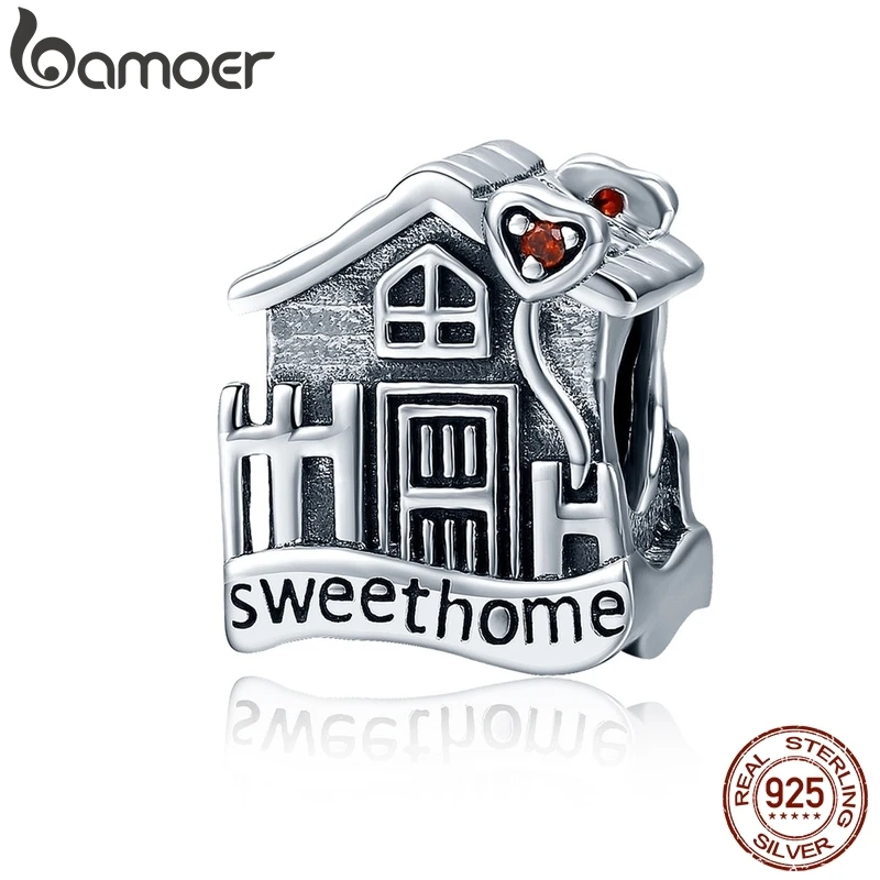 Подвеска для браслета из серебра 100% пробы SCC416|charms home|charm sterlingcharm jewelry |