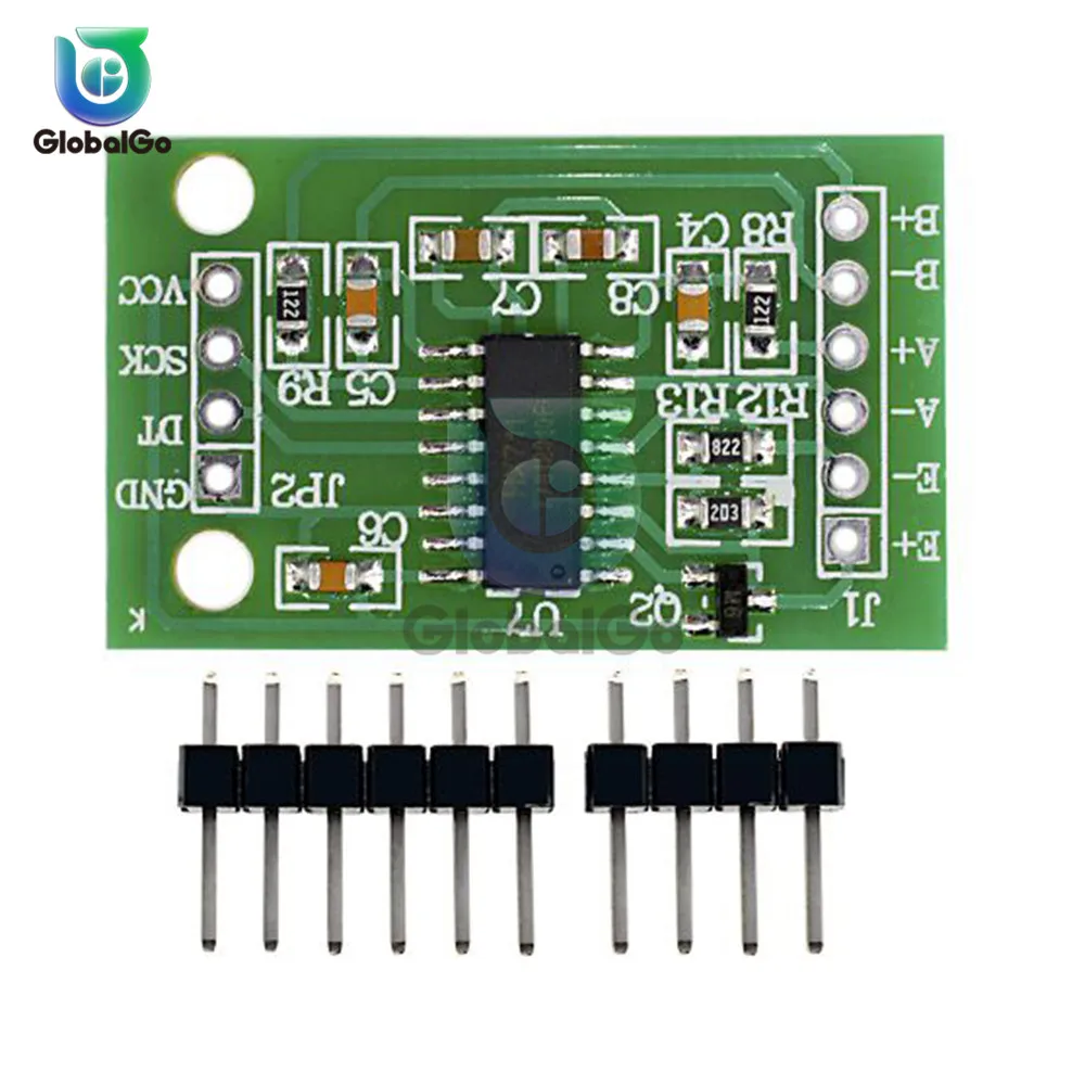 Тензодатчик HX711 AD Модуль Вес сенсорный датчик из алюминиевого сплава датчик давления взвешивания
