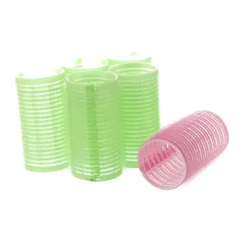 

6x Big Self Grip Hair Rollers Cling DIY Hair Curlers 4cm
