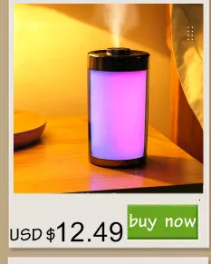 2000mAh Wireless Humidifier Romantic Aromatherapy Humidificador USB Aroma Diffuser Warm Night Lamp Mist Maker Fogger For Bedroom