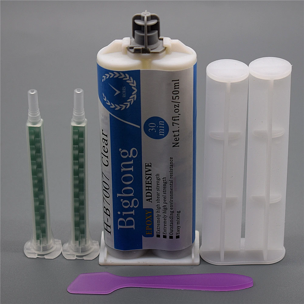 Description Picture 3 of item50ml Epoxy Resin Glues 1:1 Caulk Adhesives Transparent Structural AB Glues Set for Metal Ceramic Wood Glass Hard Plastic Bonding