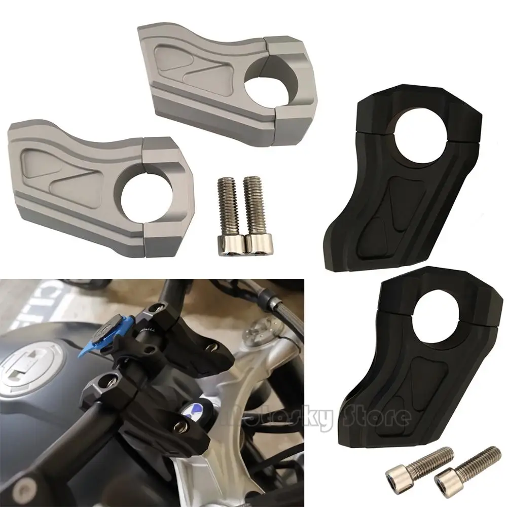 28mm Motorcycle Handlebar Riser Handle Bar Clamp Extend Adapter