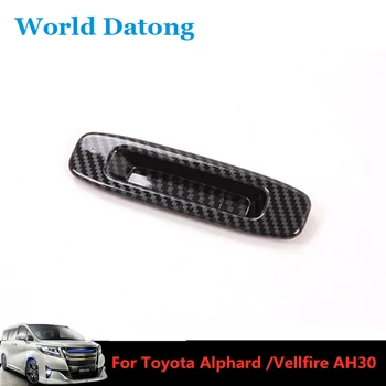 

Car Sunroof Skylight Handle Bowl Cover Trim Carbon fiber Drawing 2pcs for Toyota Alphard / Vellfire AH30 2016-2019
