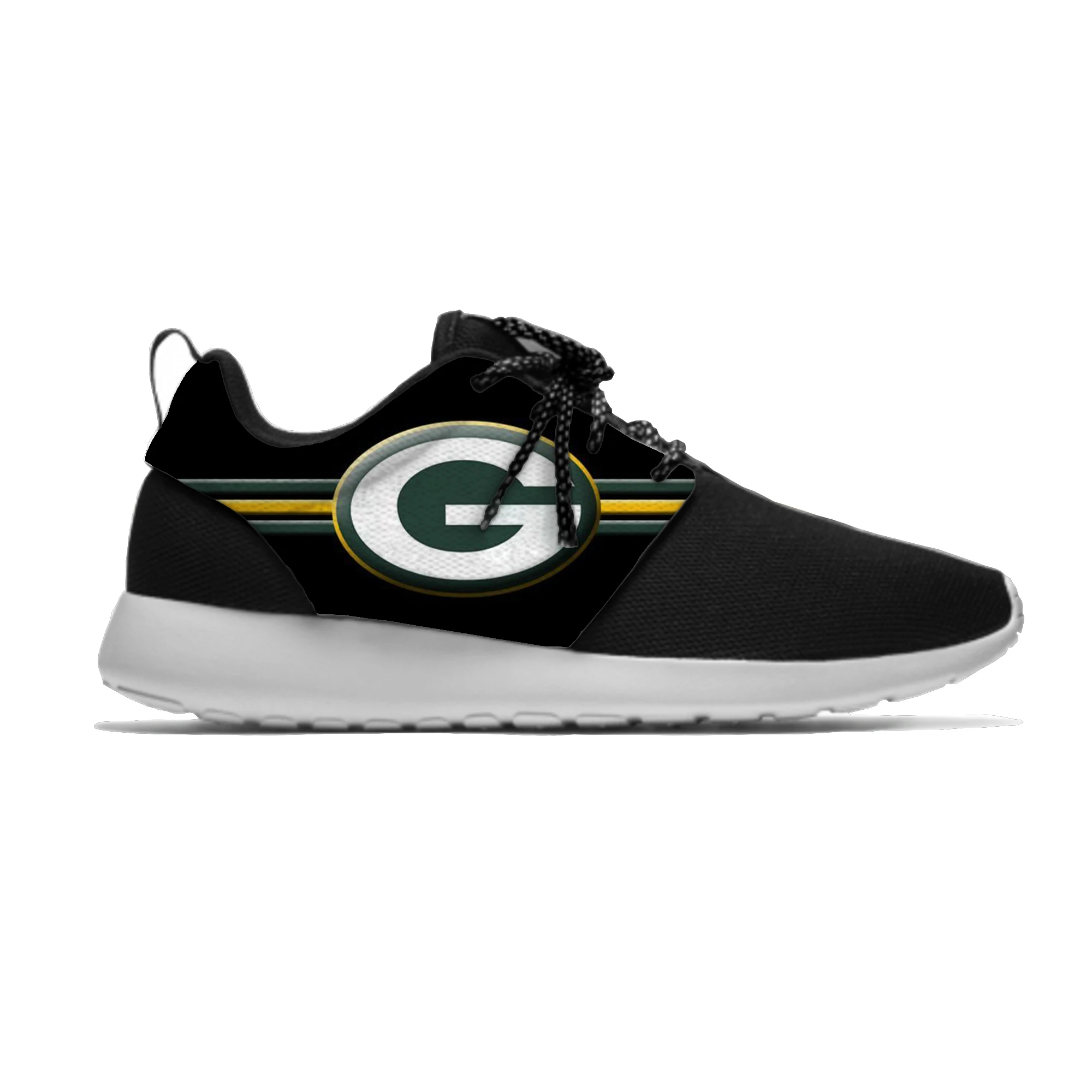 Packers/Повседневные кроссовки для отдыха Green Bay; футбольные болельщики; мужские и женские дышащие легкие спортивные кроссовки с сеткой - Цвет: G