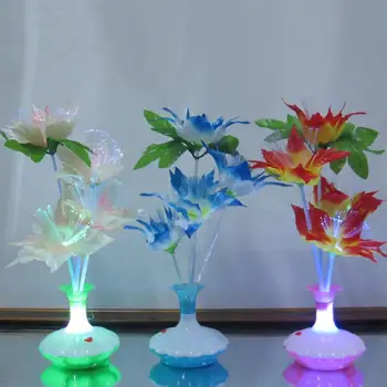 

LED Romantic Fiber Optic Flower Night Light Christmas Decoration Gift Creative