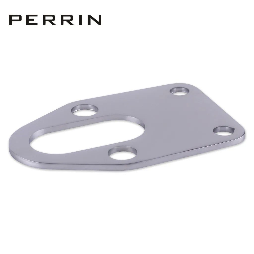 Car & Truck Parts Chrome SBC Fuel Pump Mounting Plate With Gasket 283