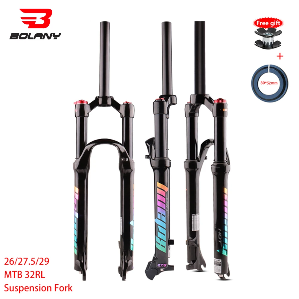 BolanySuspensionMTBFork2627529AluminumAlloyAirStraightQuick
